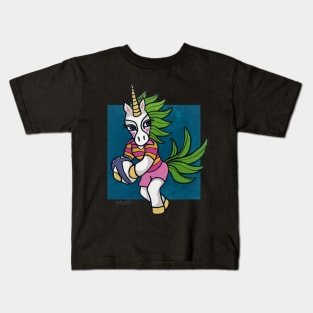 Rugby Unicorn - Passing - Animals of Inspiration Kids T-Shirt